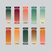 Gradient Color Collection vector