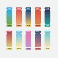 Website Gradient Color vector