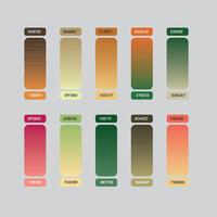 Background Color Palette vector