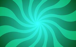 Dark green spiral background illustration. Groovy hippie background. Waves, swirl, twirl pattern. Twisted and distorted texture in trendy retro psychedelic style. Y2k aesthetic. vector