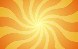 Yellow orange spiral background illustration. Groovy hippie background. Waves, swirl, twirl pattern. Twisted and distorted texture in trendy retro psychedelic style. Y2k aesthetic. vector