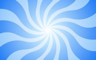 Blue light spiral background illustration. Groovy background. Waves, swirl, twirl pattern. Twisted and distorted texture in trendy retro psychedelic style. Y2k aesthetic. vector