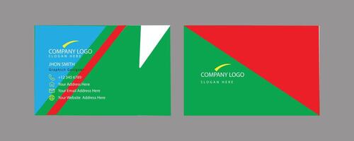 Modern and Creative Business Card Design Template vector