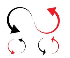 four arrows pointing in different directions vector
