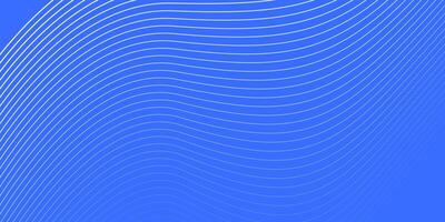 Blue background with lines that are curved vector