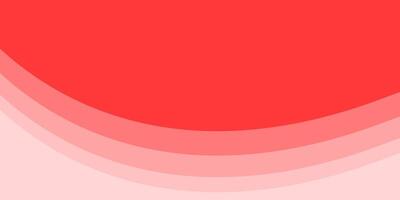 Red and white background with a curved white shape vector
