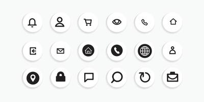 Help and Support Icons vector