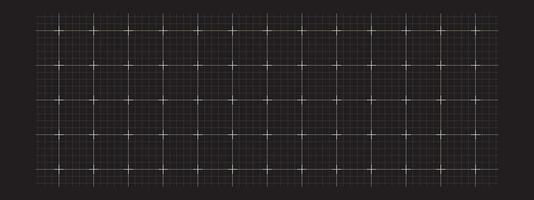 Paper black sheet with fine white grid and graph lines, forming a clean blueprint background. Great for architecture or engineering visuals. illustration vector