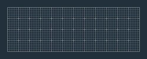 Grid background in blueprint style on graph paper. Line pattern designed for sketches, diagrams, and scale-based illustrations. black and white illustration vector