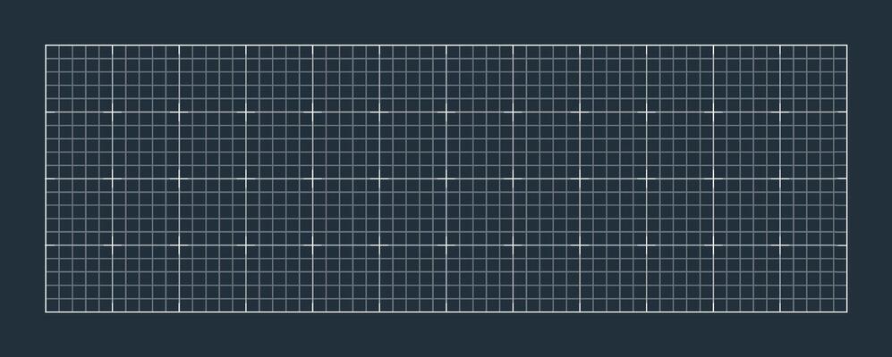 Grid background in blueprint style on graph paper. Line pattern designed for sketches, diagrams, and scale-based illustrations. black and white illustration
