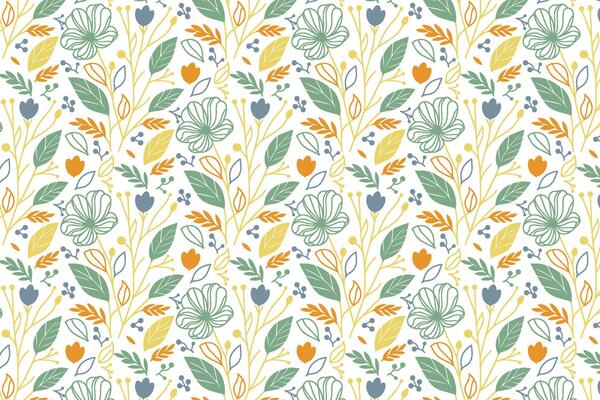 floral line art for wrapping paper patterns women wear textiles kitchen accessories and home use products featuring cotton flowers