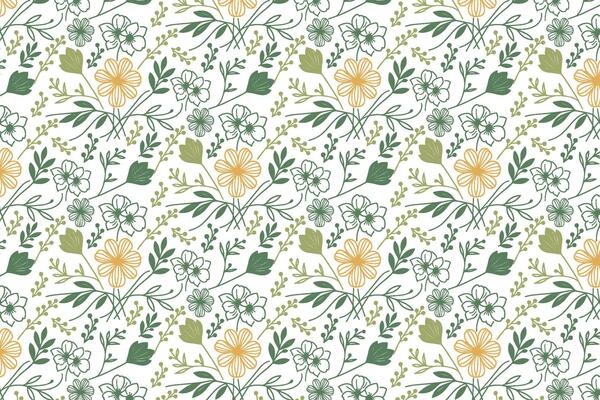 trendy single line flower sketch pattern created for elegant fabric design women tops interior textiles and packaging materials