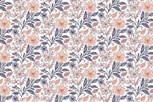 hand drawn flower sketch in abstract style for women wear bedding fabrics pillow cover prints and wrap applications vector