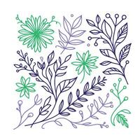 decorative hand drawn floral pattern with intricate leaf textures and sketch style design for home accessories and pillow prints vector