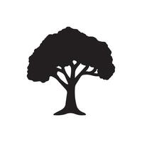 Tree Icon Silhouette Image for Eco-Friendly Designs vector