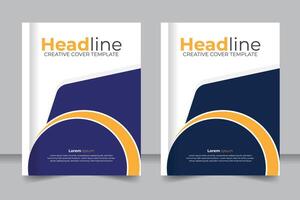 Abstract style and modern background simple idea corporate layout Cover book presentation design, 8.5 inch width 11 inch height size book cover template, book cover template for annual report cover vector