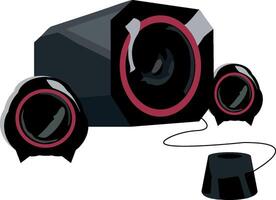 speaker and a microphone vector