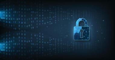 Internet security and Data prevent concept . vector