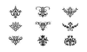 Vintage typographic design element vector