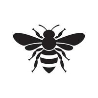 Honey bee icons. Sketch of a bee vector