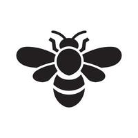 graphic design element bee icon vector
