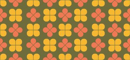 Abstract seamless pattern of colorful geometric shapes.Design for banner, flyer, print, poster, wallpaper, fabric. Abstract geometry. vector