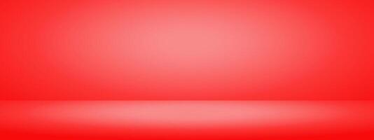 Red studio room. Limbo light background. Abstract 3d bg with empty space for advertising text. mockup illustration. vector