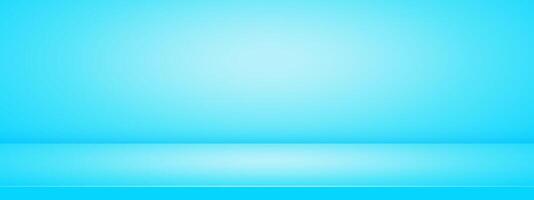 Light turquoise studio room, Abstract pastel gradient backdrop. 3d empty wall for display presentation. Minimal scene mockup vector