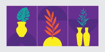 bundling Abstract art for decoration and collection, printable and easy to edit vector