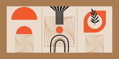 bundling outline Abstract art for decoration and collection, printable and easy to edit vector