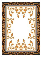 Ornamental Frames with Classic Corner Design vector