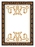 Elegant Scroll Frames with Vintage Touch vector