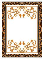 Timeless Scroll Border Frames for Certificates vector