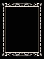Sophisticated Scroll Frame with Royal Touch vector