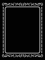 Glamorous Ornamental Frame for Print Design vector
