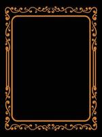 Elegant Frame with Flourished Corners vector
