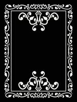 Majestic Scroll Frame Borders for Awards vector