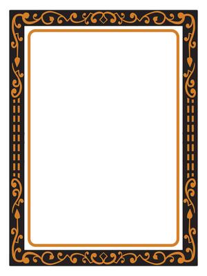 Formal Invitation Border Design