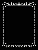 Opulent Frame Design with Vintage Vibe vector