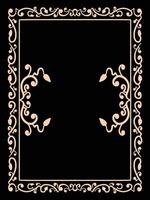 Delicate Wedding Scroll Elements and Frames vector