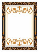 Dynamic Ornamental Frames for Digital Use vector