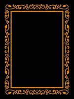 Elegant Scroll Border Frames for Luxury Invites vector