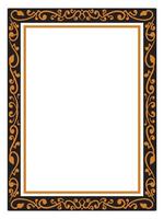 Modern Ornamental Frame Set with Scroll Work vector