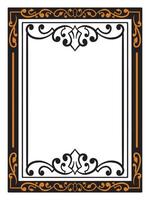 Classic Frame Borders with Ornate Style vector