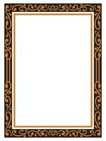 Elegant Thin Border with Ornaments vector