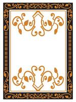 Art Frame Scroll Borders for Posters vector