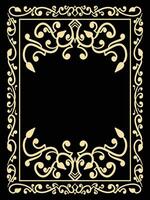 Victorian Style Border Frames with Flourishes vector