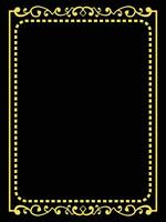 Elegant Border Frames with Ornaments vector