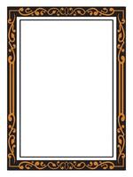 Decorative Line Borders with Flourish vector