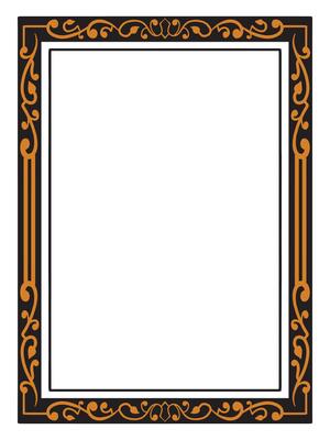 Decorative Line Borders with Flourish